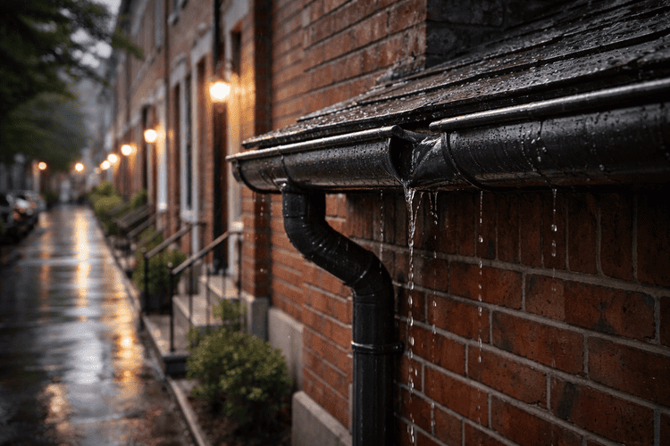 cracked gutters problems