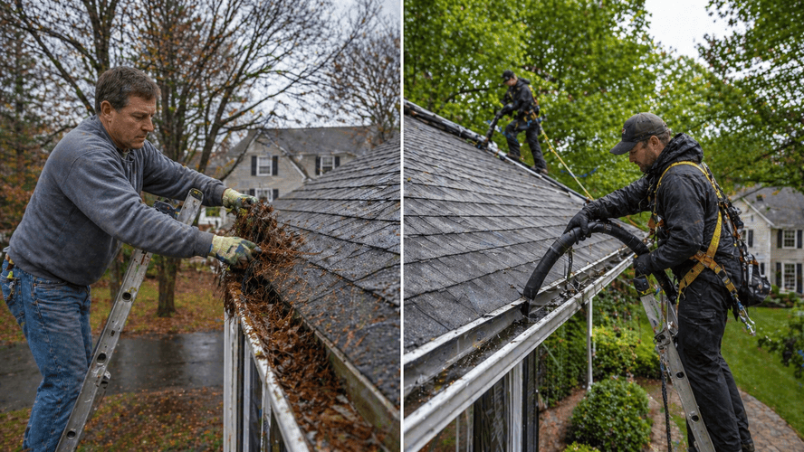 DIY vs. Professional Gutter Cleaning: What’s Safer and More Effective