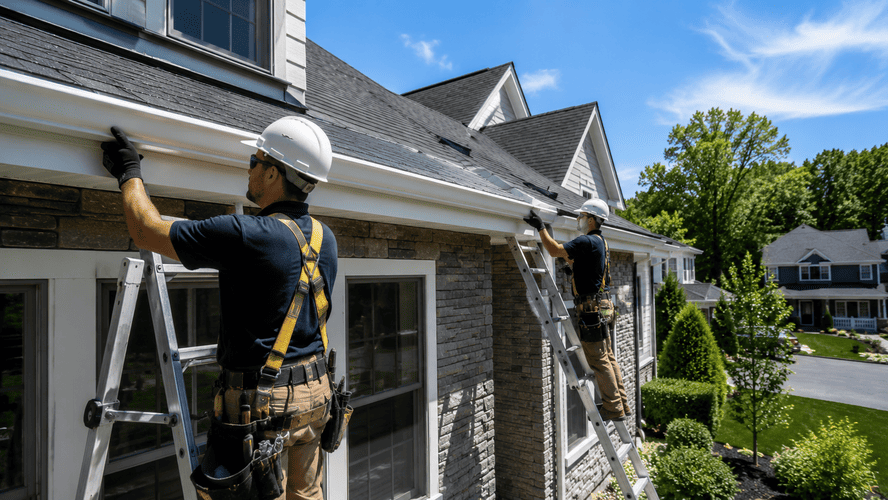 how do seamless gutters work